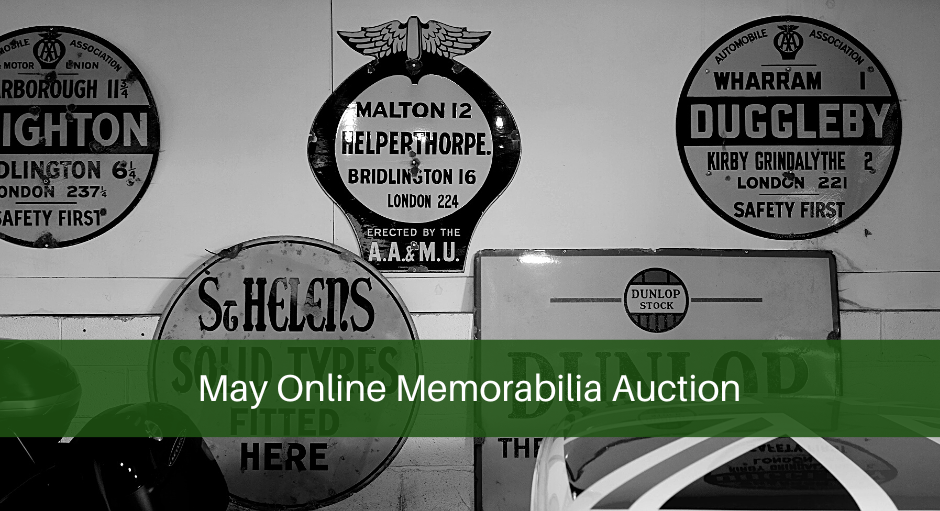 May Online Memorabilia Auction